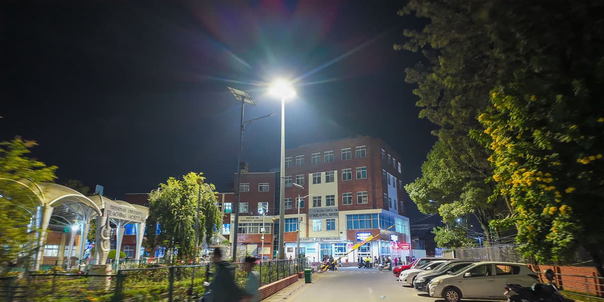 "Bright Ward No. 7 Campaign" – Installation of Street Lights on Roads Throughout Ward No. 7