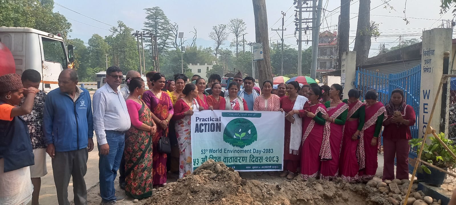 Distribution of Waste Management Training and Dustbins to Local Schools, Temples, and Community Organizations